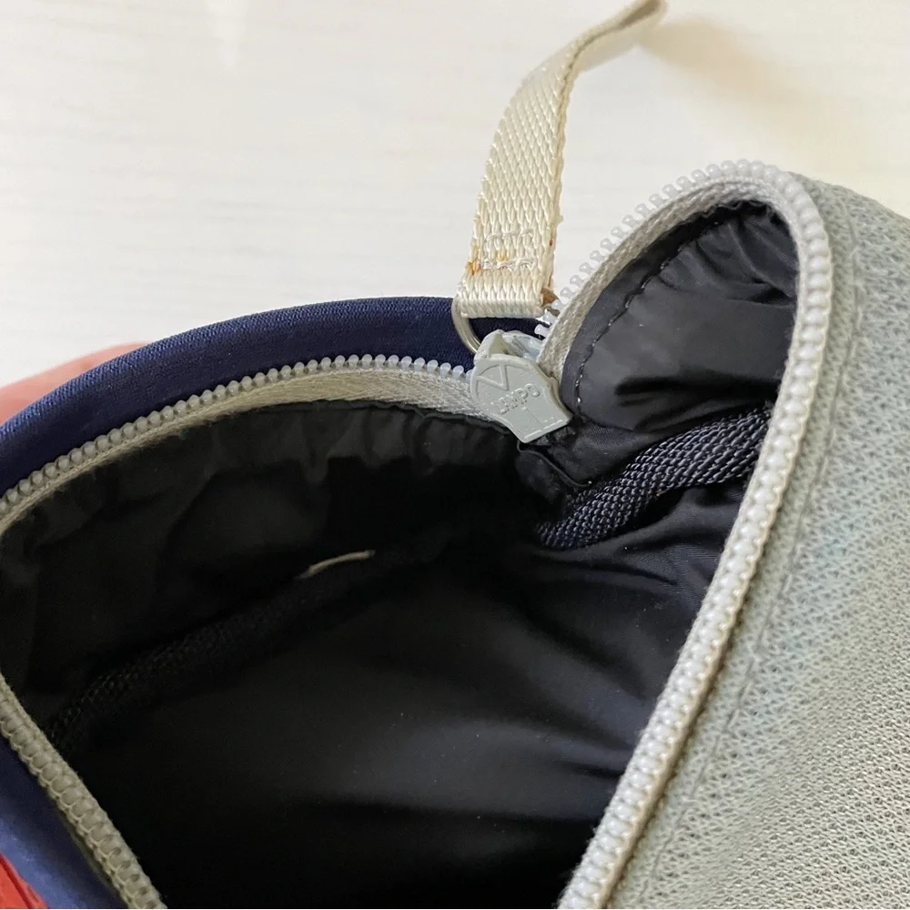 Prada gray and blue neoprene blue mesh small crossbody sport bag - Picture 7 of 9